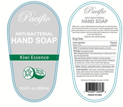 pacific anti-bacterial hand soap kiwi.jpg label image - pacific anti bacterial hand soap kiwi